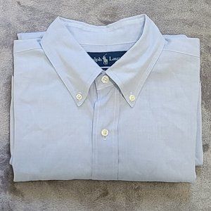 Ralph Lauren Long Sleeve Button Down Classic Fit Shirt Size 16